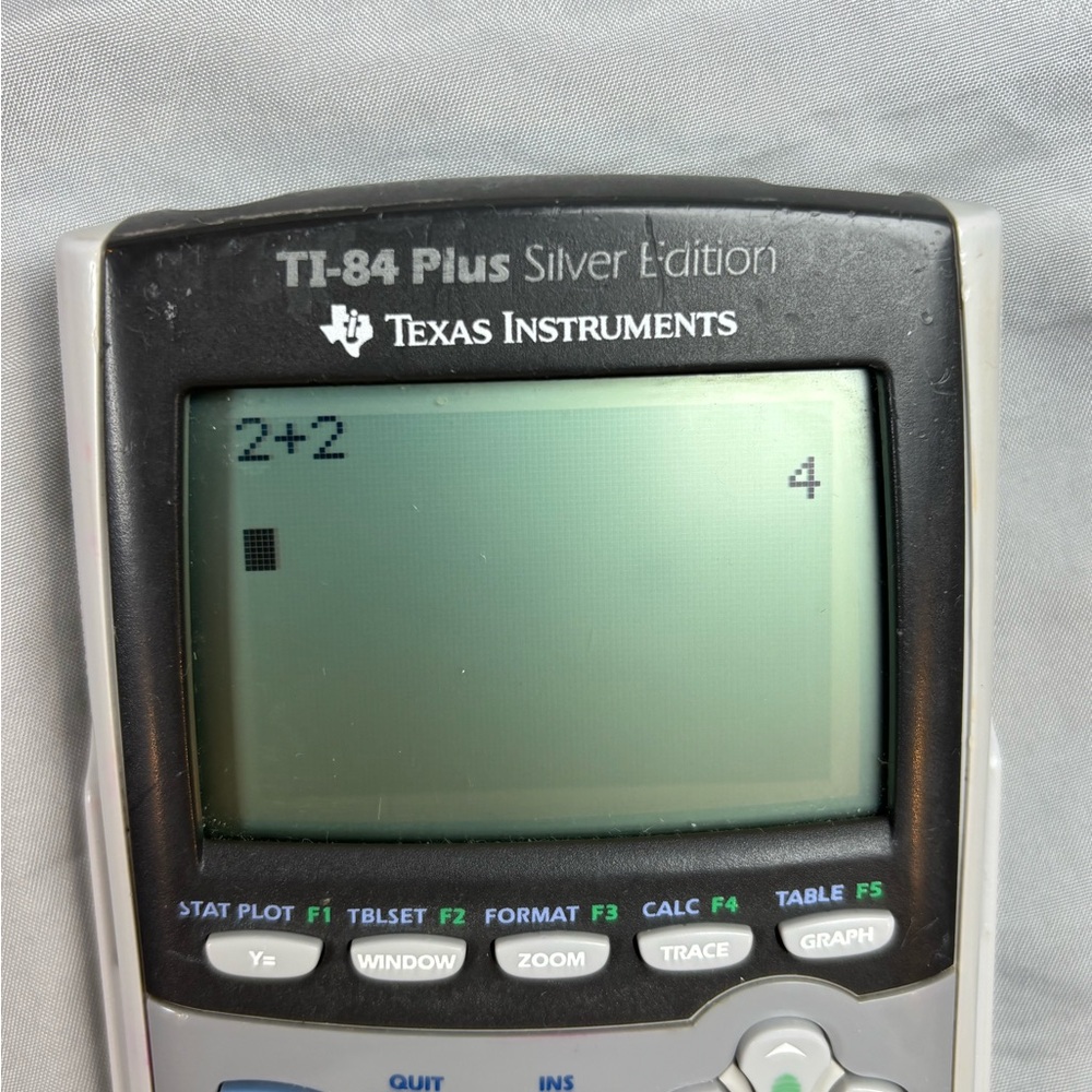 Texas Instruments Ti-84 Plus Silver Edition Graphing Calculator - Picture 3 of 10